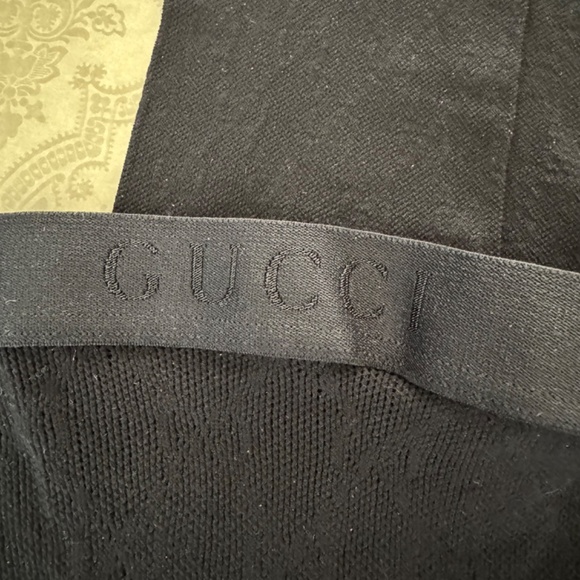Gucci Black Interlocking G Tights - Medium - Picture 4 of 6